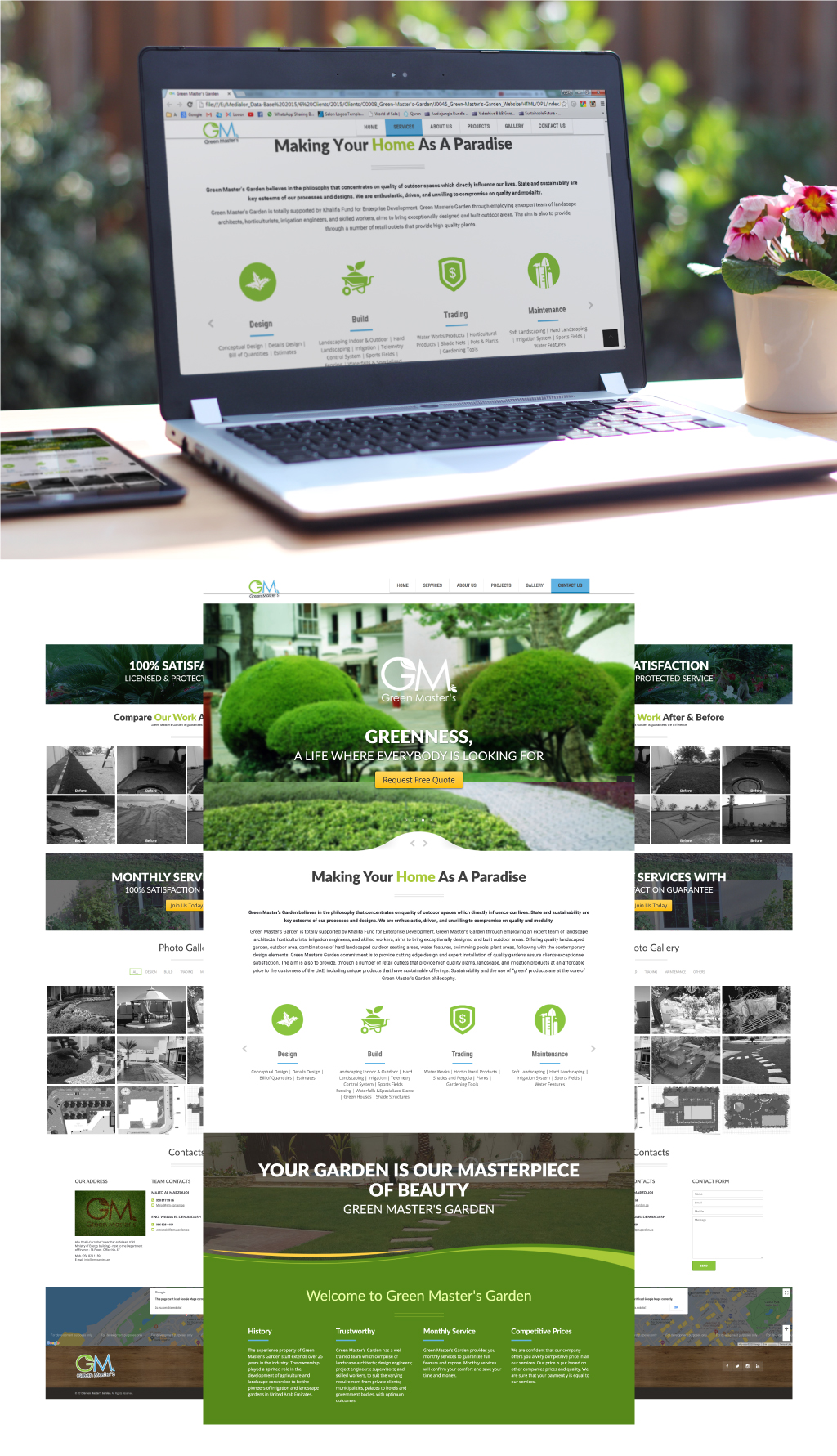 Green Masters Website