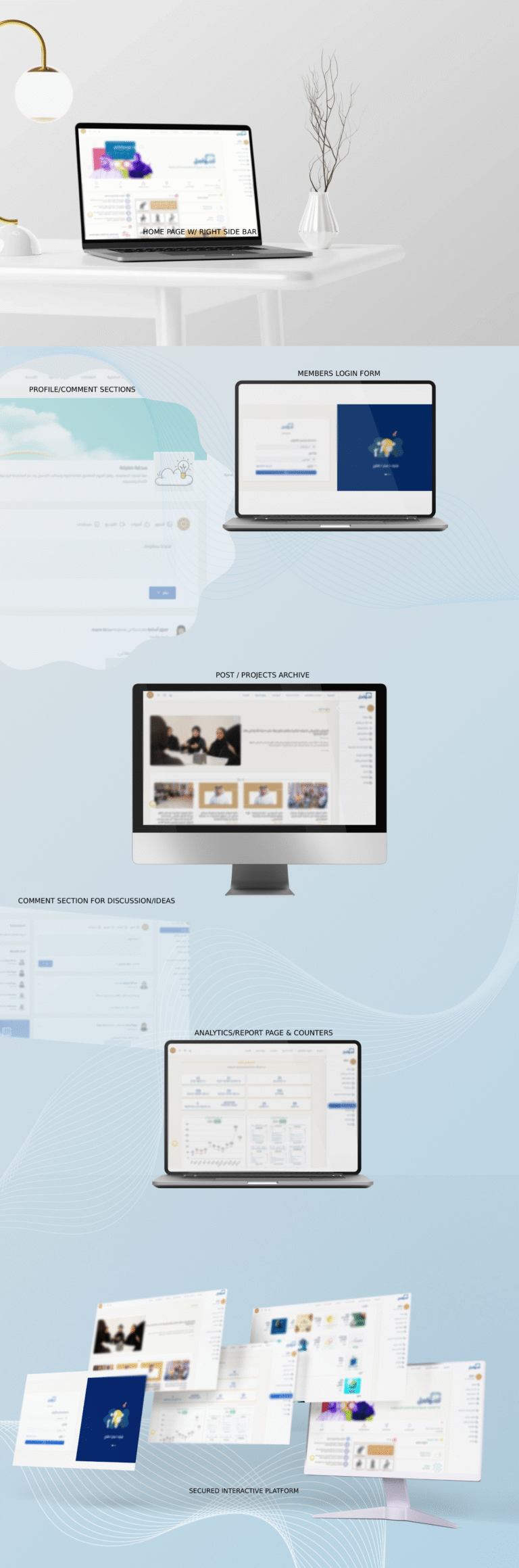 Interactive Platform | Ajman HRD - Best of Lor Graphic Design No. 1