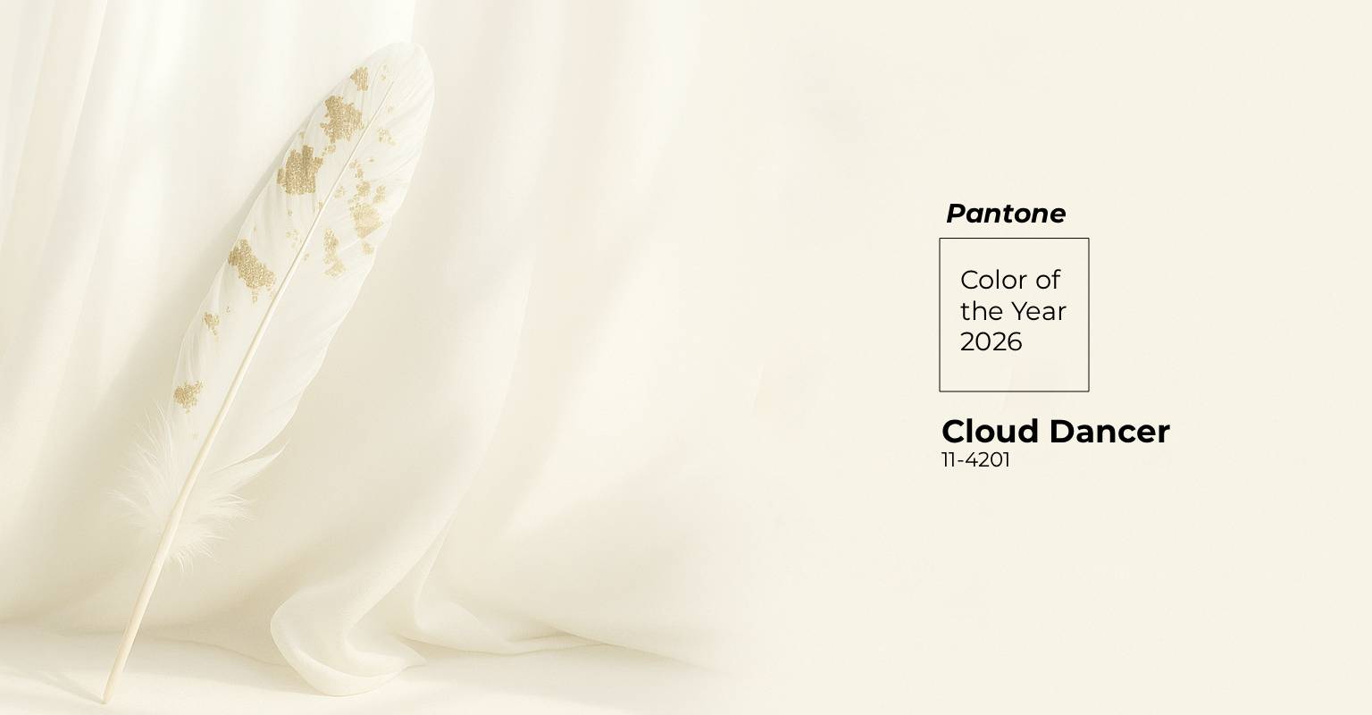 Pantone Color 2026 - Cloud Dancer